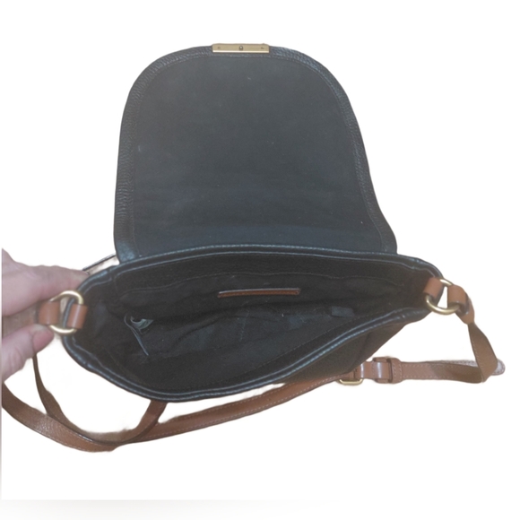 Marc Jacobs Black Pebbled Leather Crossbody Sadle Bag - Picture 6 of 12